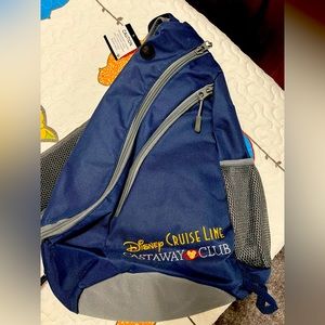 Disney Cruise Line Castaway Club Sling Crossbody Backpack
